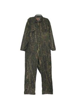 VTG Winchester Camo Coverall Cotton Hunting Jumpsuit